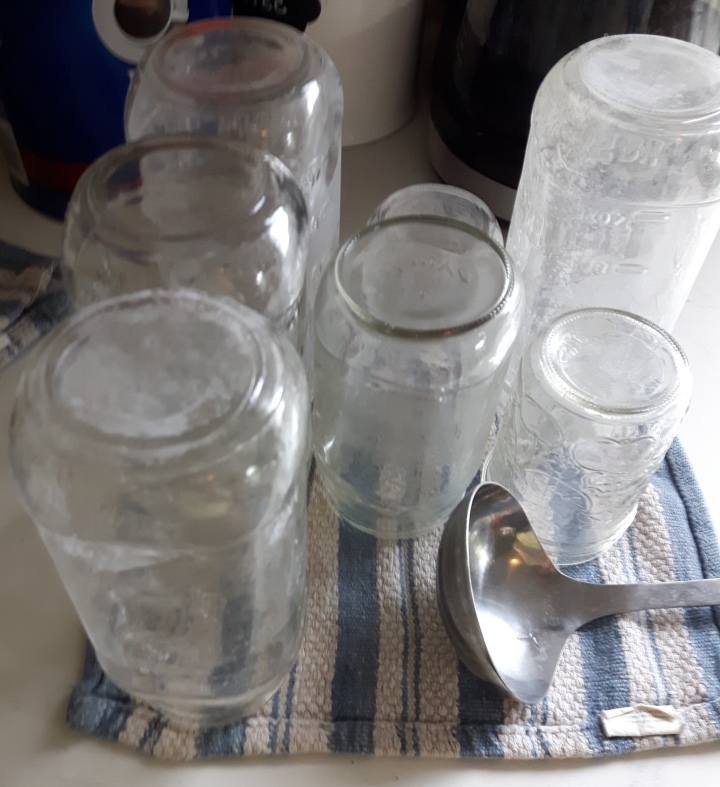 Boiled mason jars 0 assorted sizes